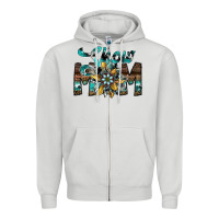 Dove Grey show mom Zipper Hoodie - SublimationCraftShop