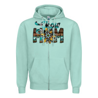 Seafoam show mom Zipper Hoodie - SublimationCraftShop