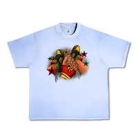 Grape Ice Juneteenth black girl sneakers Urban Heavy Tee - RanaPortraitStore