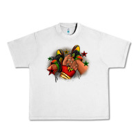 Lunar Rock Juneteenth black girl sneakers Urban Heavy Tee - RanaPortraitStore
