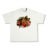 Pistachio Juneteenth black girl sneakers Urban Heavy Tee - RanaPortraitStore