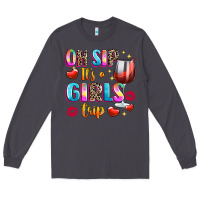 Smoke oh sip its a girls Long Sleeve Tee - texasbilliewilder