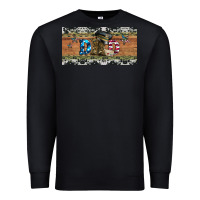 Black soldier dad license  plate Premium Sweatshirt - Artiststas