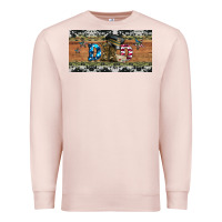 Pale Pink soldier dad license  plate Premium Sweatshirt - Artiststas