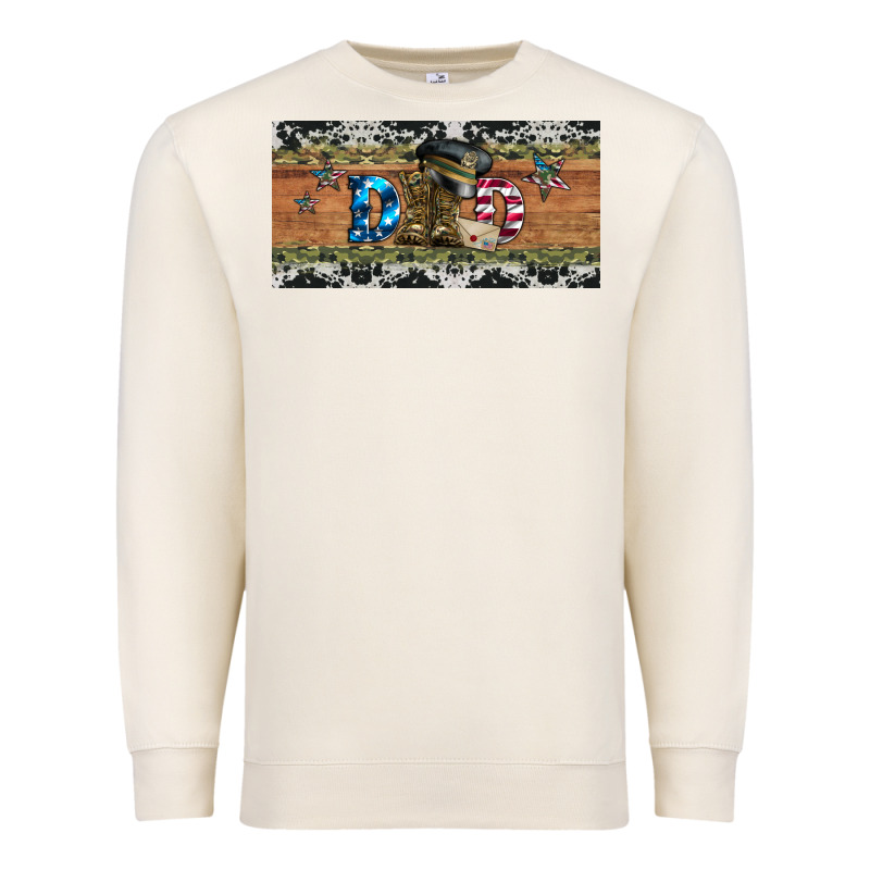 Soldier Dad License  Plate Premium Sweatshirt by Artiststas | Teevron