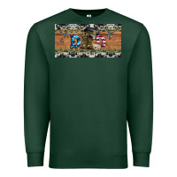 Sports Green soldier dad license  plate Premium Sweatshirt - Artiststas