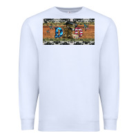 White soldier dad license  plate Premium Sweatshirt - Artiststas