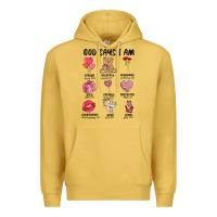 Antique Gold god says i am valentine's day Premium Hoodie - MaliasSmallBusiness