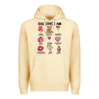Pina Colada god says i am valentine's day Premium Hoodie - MaliasSmallBusiness