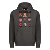 Smoke god says i am valentine's day Premium Hoodie - MaliasSmallBusiness
