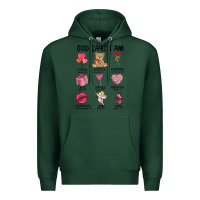 Sports Green god says i am valentine's day Premium Hoodie - MaliasSmallBusiness