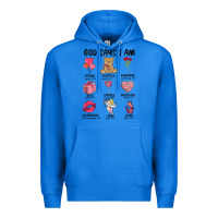 True Royal god says i am valentine's day Premium Hoodie - MaliasSmallBusiness