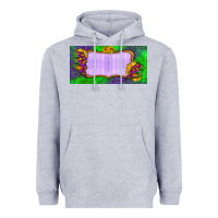 Heather Grey custom halloween lightning bolt license plate Heavyweight Hoodie - BundleAndBundleShop