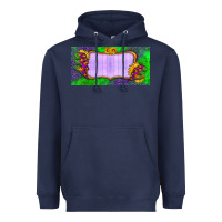 Navy custom halloween lightning bolt license plate Heavyweight Hoodie - BundleAndBundleShop