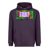 Plum custom halloween lightning bolt license plate Heavyweight Hoodie - BundleAndBundleShop