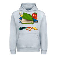 Heather Grey custom teacher books Urban Hoodie - NancyCooperArtShop