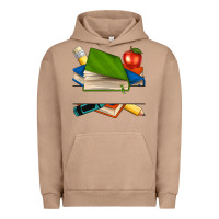 Pigment Burro custom teacher books Urban Hoodie - NancyCooperArtShop