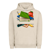 Pigment French Oak custom teacher books Urban Hoodie - NancyCooperArtShop