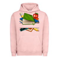 Pigment Salmon custom teacher books Urban Hoodie - NancyCooperArtShop