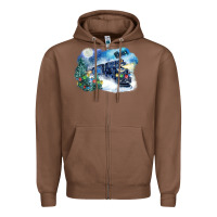 Chestnut polar express winter Zipper Hoodie - FaDigitalArtStudio
