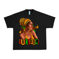 Black Juneteenth freedom afro woman Urban Heavy Tee - RanaPortraitStore