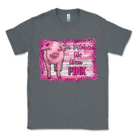 Charcoal Heather in october we wear pink pig Classic Tee - RanaPortraitStore