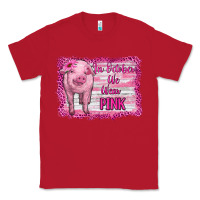 Red in october we wear pink pig Classic Tee - RanaPortraitStore