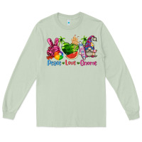 Matcha peace love gnome summer Long Sleeve Tee - texasbilliewilder