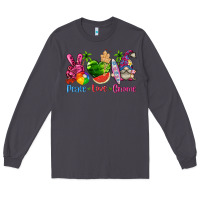 Smoke peace love gnome summer Long Sleeve Tee - texasbilliewilder
