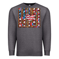 Charcoal Heather western usa flag heart and stars tumbler Premium Sweatshirt - Artiststas