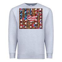 Heather Grey western usa flag heart and stars tumbler Premium Sweatshirt - Artiststas