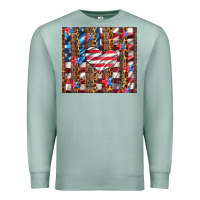 Seafoam western usa flag heart and stars tumbler Premium Sweatshirt - Artiststas