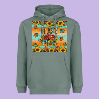 Feast Mode Heavyweight Hoodie Designed By Artiststas