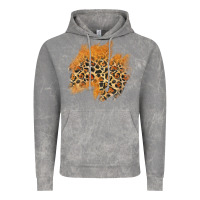 Cloud Rock leopard glitter patch Vintage Hoodie - AdoDesignShop
