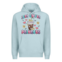 Blue Mist iced coffee princess Premium Hoodie - MaliasSmallBusiness