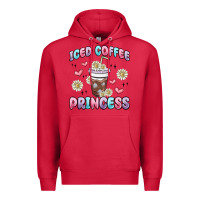 Cardinal iced coffee princess Premium Hoodie - MaliasSmallBusiness