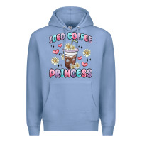 Colony Blue iced coffee princess Premium Hoodie - MaliasSmallBusiness