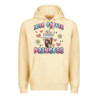 Pina Colada iced coffee princess Premium Hoodie - MaliasSmallBusiness