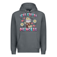 Rock iced coffee princess Premium Hoodie - MaliasSmallBusiness