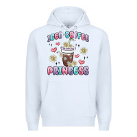 White iced coffee princess Premium Hoodie - MaliasSmallBusiness