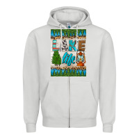 Dove Grey lake life air freshener Zipper Hoodie - HRA Design Shop