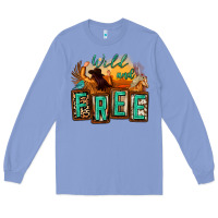 Colony Blue wild and free cowgirl horse desert Long Sleeve Tee - Zillion Design Studio