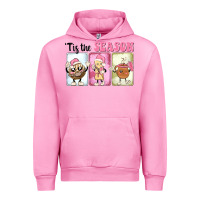 Fuchsia Pink Christmas tis the season Urban Hoodie - MaliasSmallBusiness