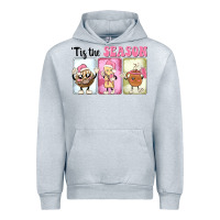 Heather Grey Christmas tis the season Urban Hoodie - MaliasSmallBusiness