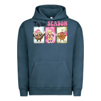 Pigment Midnight Navy Christmas tis the season Urban Hoodie - MaliasSmallBusiness
