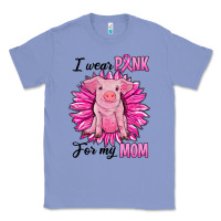 Colony Blue i wear pink for my mom pig Classic Tee - RanaPortraitStore