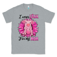 Heather Grey i wear pink for my mom pig Classic Tee - RanaPortraitStore