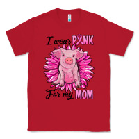 Red i wear pink for my mom pig Classic Tee - RanaPortraitStore