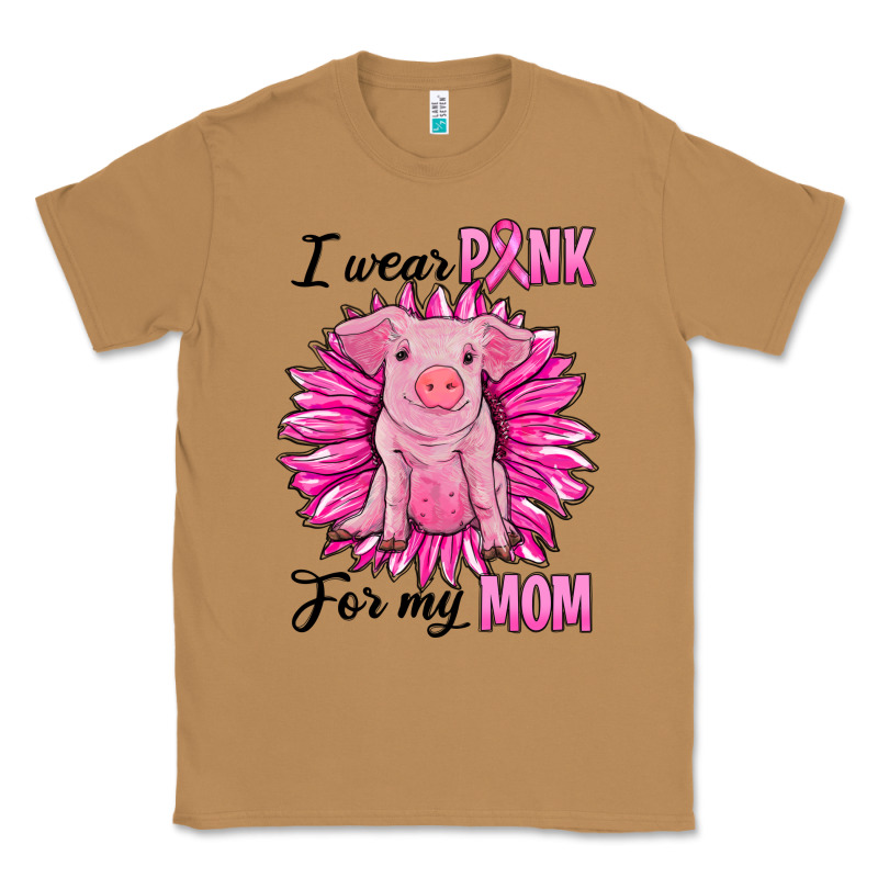 I Wear Pink For My Mom Pig Classic Tee by RanaPortraitStore | Teevron