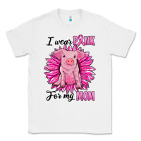 White i wear pink for my mom pig Classic Tee - RanaPortraitStore